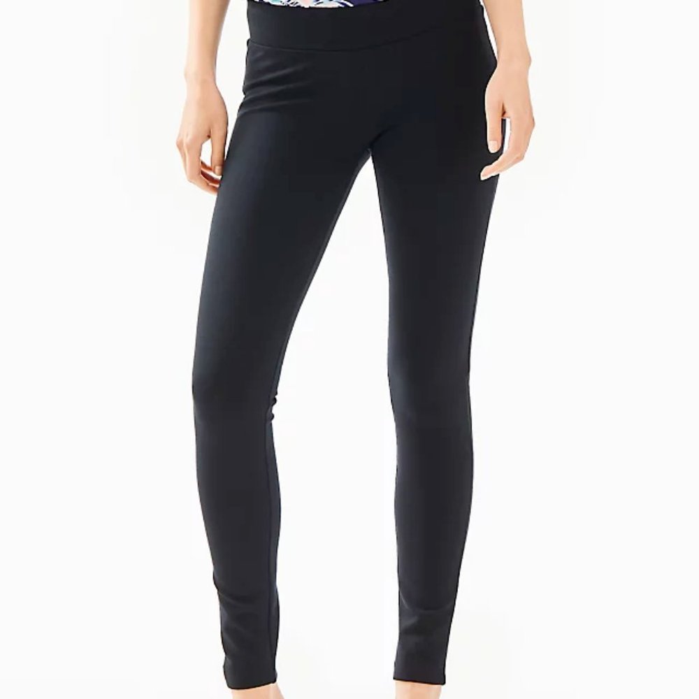 Lilly Pulitzer Women's "Mia" XL Black Leggings